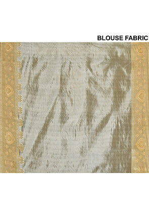 Banarasi Pure Silk Saree in Beige