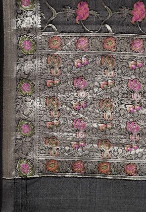 Banarasi Silk Saree in Black