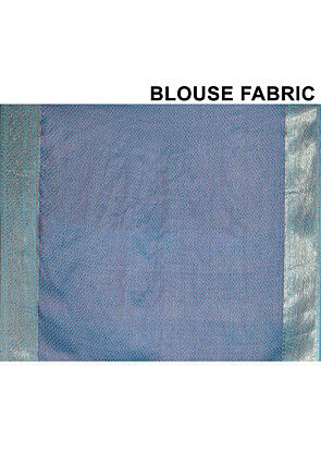 Banarasi Pure Silk Saree in Blue