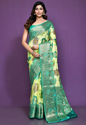 Viscose Saree (Image Courtesy: Utsav Fashion) - Utsavpedia