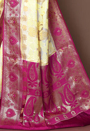 Banarasi Pure Silk Saree in Cream