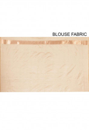 Banarasi Pure Silk Handloom Saree in Light Beige