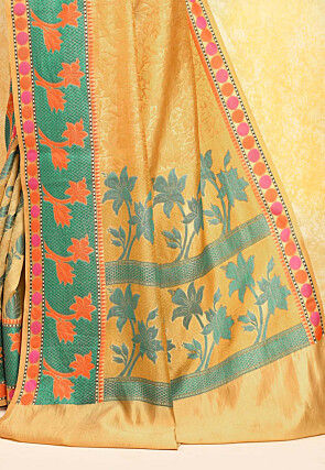 Banarasi Pure Silk Saree in Light Beige