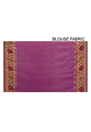 Banarasi Silk Saree in Purple