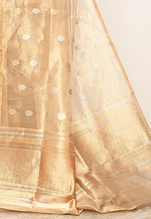 Banarasi Pure Tissue Silk Handloom Saree in Golden