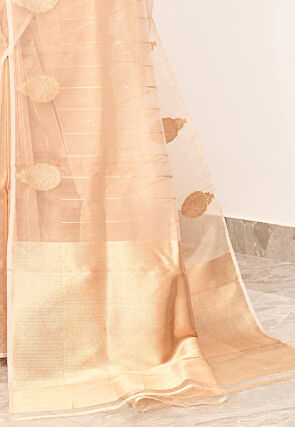 Banarasi Pure Tissue Silk Handloom Saree in Golden