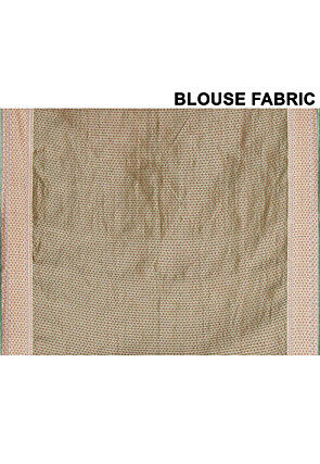 Banarasi Pure Tussar Silk Saree in Green