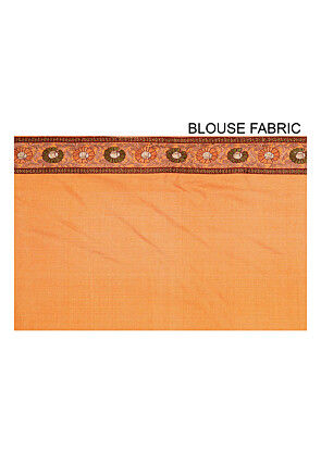 Banarasi Tussar Silk Saree in Mustard
