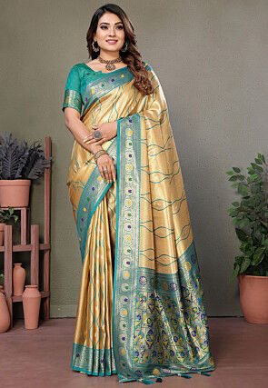 Banarasi Saree in Beige