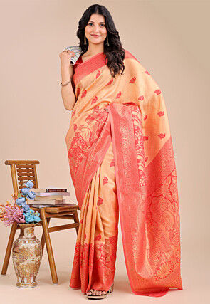 Banarasi Saree in Beige