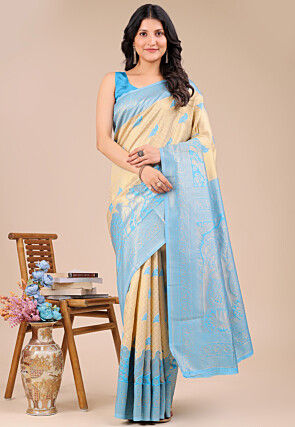 Banarasi Saree in Beige