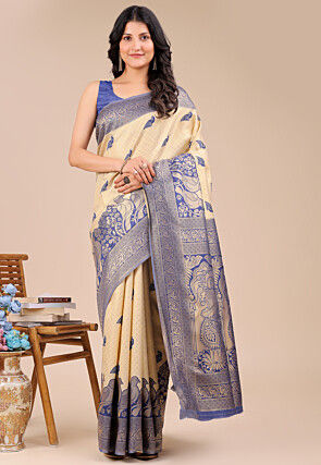 Banarasi Saree in Beige
