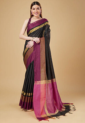 Banarasi Saree in Black