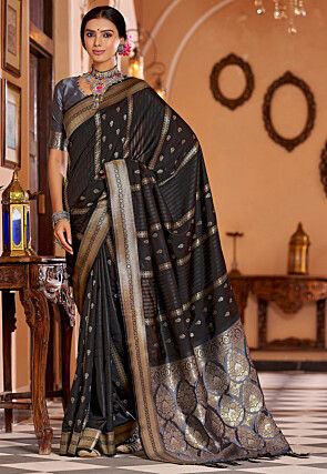 Banarasi Saree in Black
