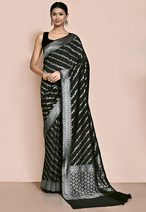 Banarasi Saree in Black