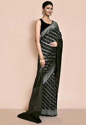 Banarasi Saree in Black