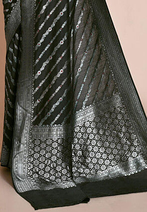 Banarasi Saree in Black