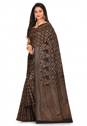 Banarasi Silk Saree in Black