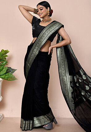 Banarasi Saree in Black