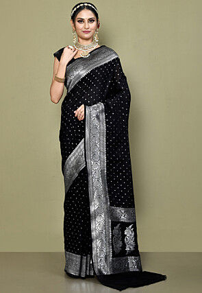 Banarasi Saree in Black