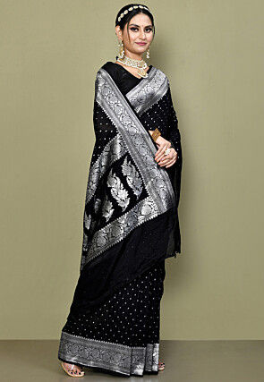 Banarasi Saree in Black