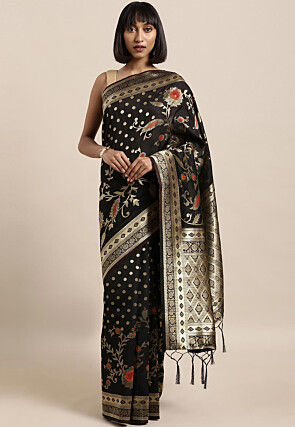 Banarasi Saree in Black