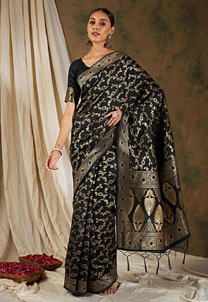 Banarasi Saree in Black