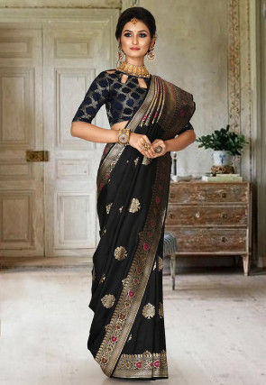 Banarasi Saree in Black
