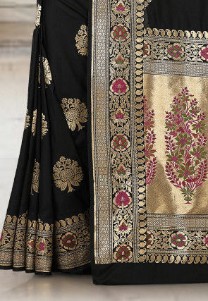 Banarasi Saree in Black