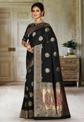 Banarasi Saree in Black