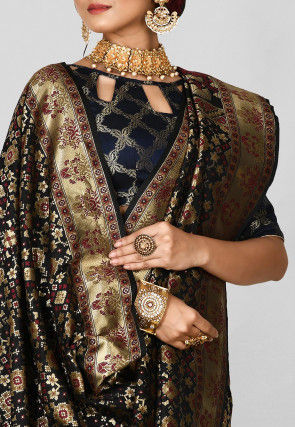 Banarasi Saree in Black