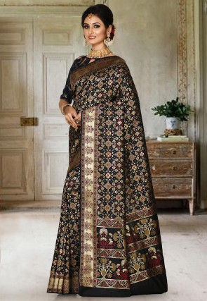 Banarasi Saree in Black