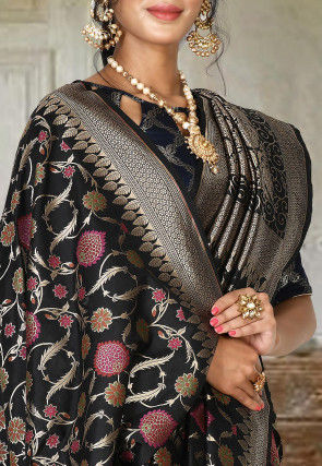 Banarasi Saree in Black