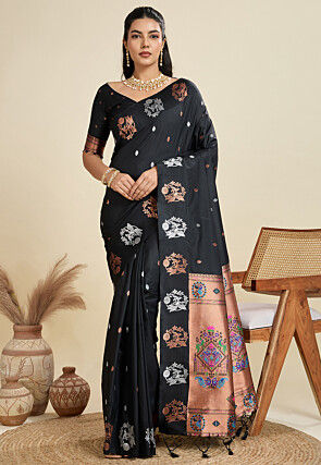 Banarasi Saree in Black
