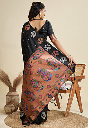 Banarasi Saree in Black