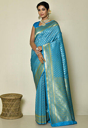Banarasi Saree in Blue