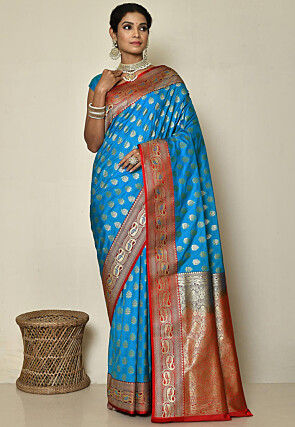 Banarasi Saree in Blue