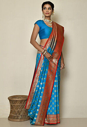 Banarasi Saree in Blue