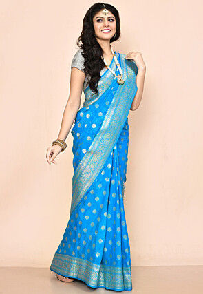 Banarasi Saree in Blue