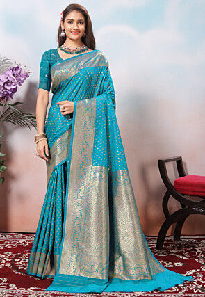 Banarasi Saree in Blue