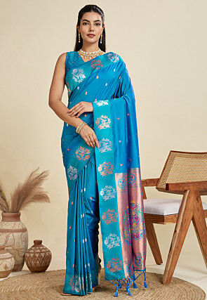 Banarasi Saree in Blue