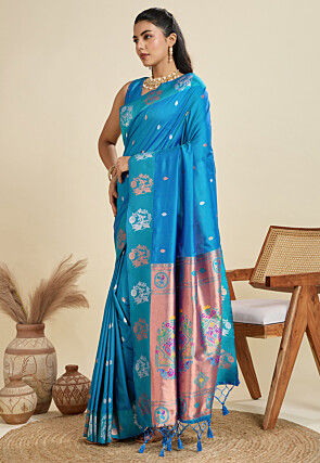 Banarasi Saree in Blue