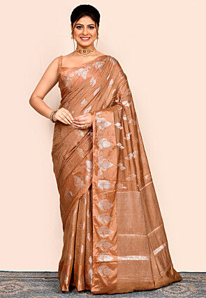 Banarasi Saree in Brown