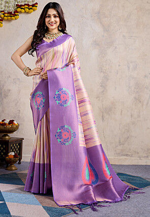 Banarasi Saree in Cream