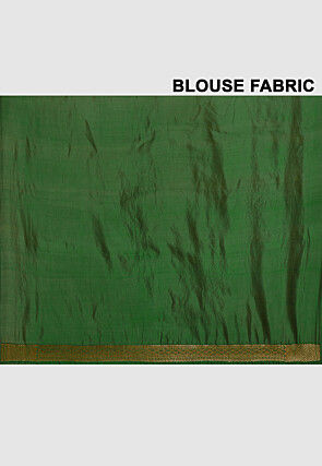 Banarasi Saree in Dark Green