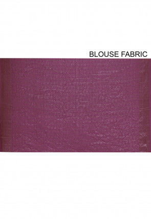 Banarasi Silk Saree in Dark Purple