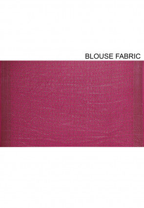 Banarasi Silk Saree in Fuchsia