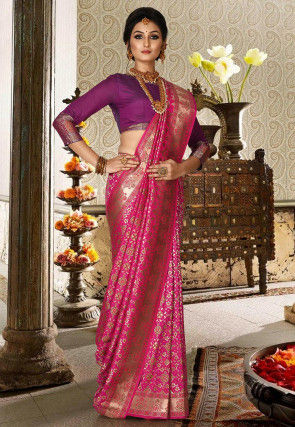 Matka silk designer saree with heavy embroidery | Vadamalli shade | MT –  panachebydeema