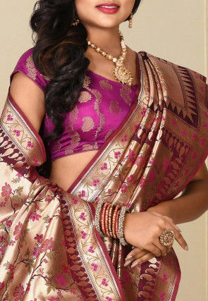 Banarasi Saree in Golden