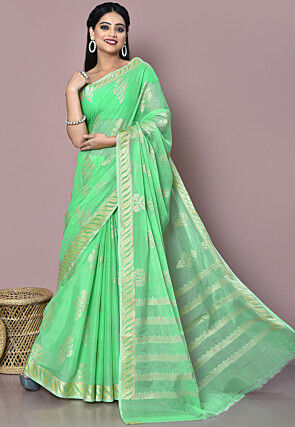 Banarasi Saree in Green